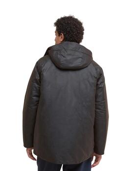 Barbour Chaqueta Modern Beaufort Wax Marrón oscuro