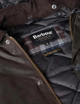 Barbour Chaqueta Modern Beaufort Wax Marrón oscuro
