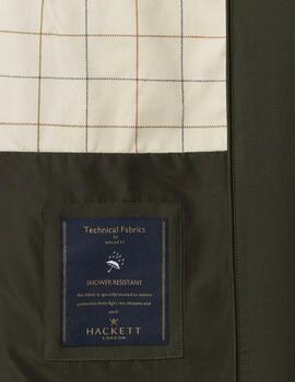 Hackett Abrigo Belgravia Verde oscuro