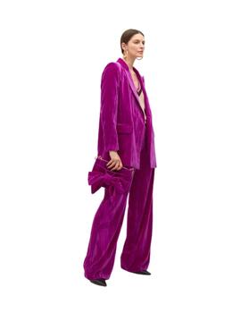 Lola Casademunt Jersey Cuello Bicolor Crudo Rosa