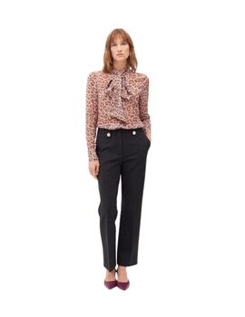 Lola Casademunt Pantalón de punto con botones Gris