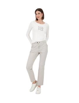 Monari Pantalón Beige grisáceo