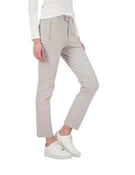 Monari Pantalón Beige grisáceo