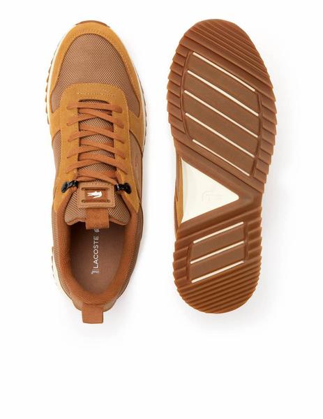 Zapatillas lacoste sales hombre marrones