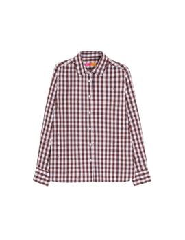 Vilagallo Camisa Isa Emb Vichy Marrón