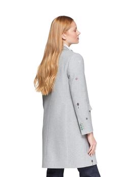 Vilagallo Abrigo Aricia Emb Lana Gris
