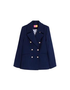 Vilagallo Chaqueta Marinera Emb Lana Azul Marino