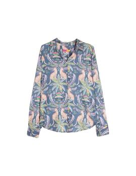 Vilagallo Camisa Gaby Leopardos y palmeras