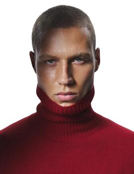 Ecoalf Jersey Punto Brun Rojo