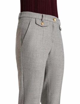 Cambio Pantalón Krystal Flap Patina Greige