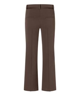 Cambio Pantalón Francoise Cropped Espresso Powder