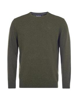 Barbour Jersey Verde cuello redondo
