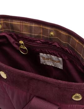 Barbour Bolso Tote Healy Granate