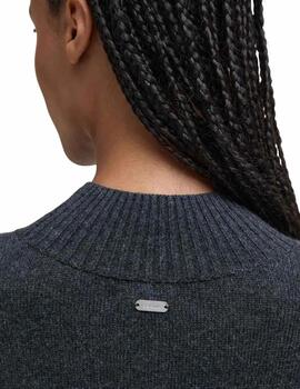Barbour Vestido corto Serena Gris