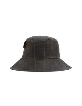 Barbour Sombrero Scarlet Tartan Bucket Hat Clásico