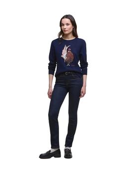 Barbour Jersey Homeswood Azul marino pavo