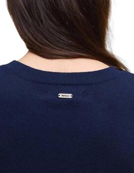 Barbour Jersey Homeswood Azul marino pavo