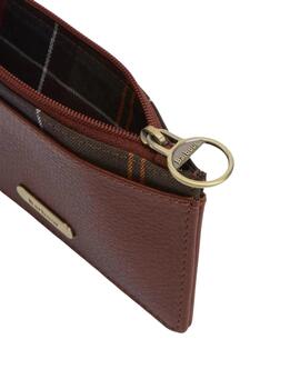 Barbour Monedero de piel Alder Marrón
