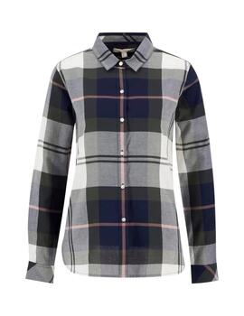 Barbour Camisa Moorland Azul marino