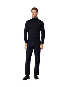 Hackett Pantalón de traje de lana Azul marino