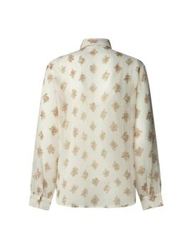 Pepe Jeans Camisa Nazareth Blanca estampada