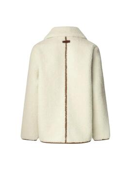 Pepe Jeans Abrigo Truth Blanco