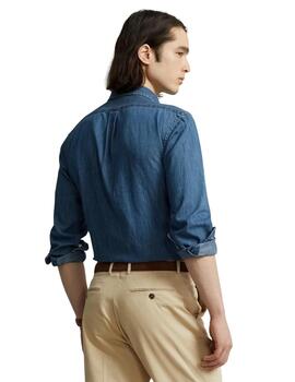 Ralph Lauren Camisa Denim vaquera Custom Fit