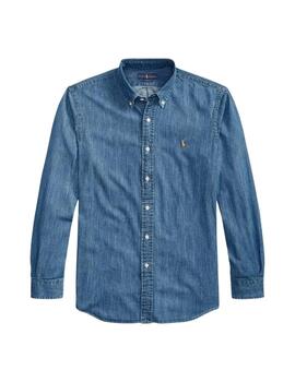 Ralph Lauren Camisa Denim vaquera Custom Fit