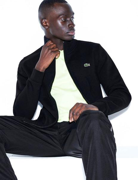 Camisa lacoste negra 2025 hombre