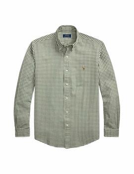 Ralph Lauren Camisa Oxford cuadros Verde