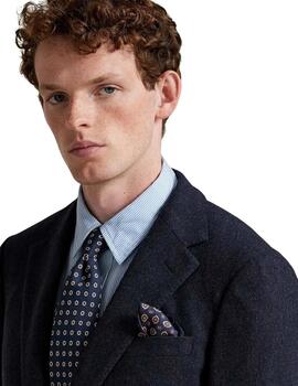 Ralph Lauren Americana Azul marino Espiga de lana