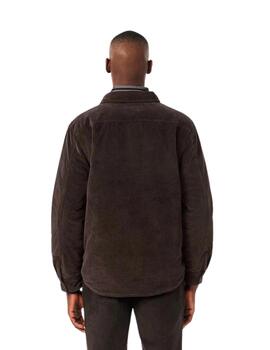 Lacoste Sobrecamisa de pana oversized Marrón