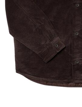 Lacoste Sobrecamisa de pana oversized Marrón
