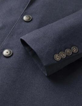Hackett Abrigo de lana Azul marino