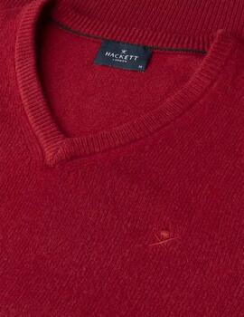 Hackett Jersey de lana Rojo
