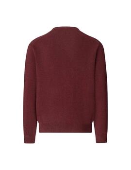 Hackett Jersey de lana Granate