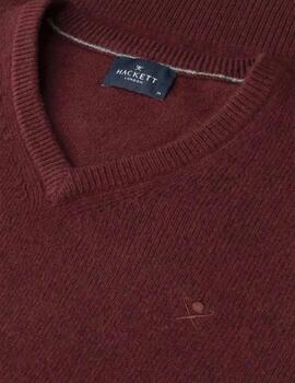 Hackett Jersey de lana Granate