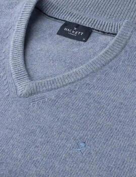 Hackett Jersey de lana Azul claro