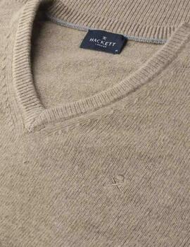 Hackett Jersey de lana Beige