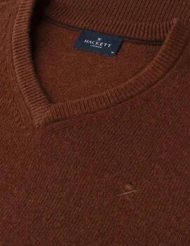 Hackett Jersey de lana Marrón
