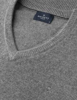 Hackett Jersey de lana Gris claro