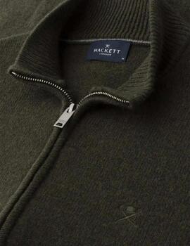 Hackett Chaqueta de lana Verde oscuro