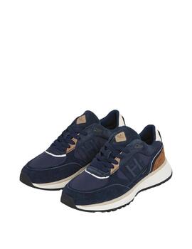 Hackett Zapatillas Azul marino y marrón