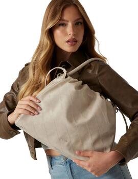 Guess Bolso de mano Amys Crema
