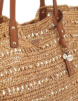 Guess Bolso Shopper Irene de rafia