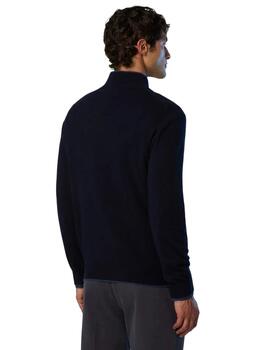 North Sails Jersey media cremallera Navy Blue
