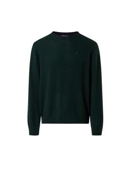 North Sails Jersey cuello redondo y logo Pine