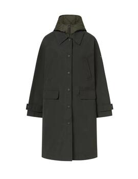 Ecoalf Abrigo Hyden Verde oscuro