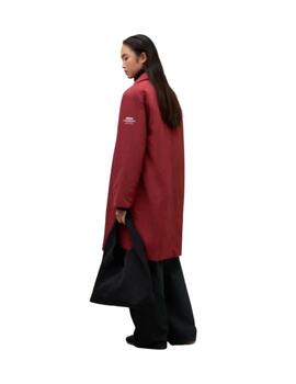 Ecoalf Abrigo Marins Rojo velvet