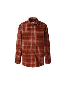Pepe Jeans Camisa Cliffton Roja de cuadros